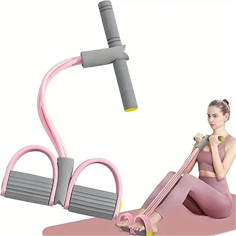 Resistance Band Set With 6 Tubes And NBR Handles For Home Gym
