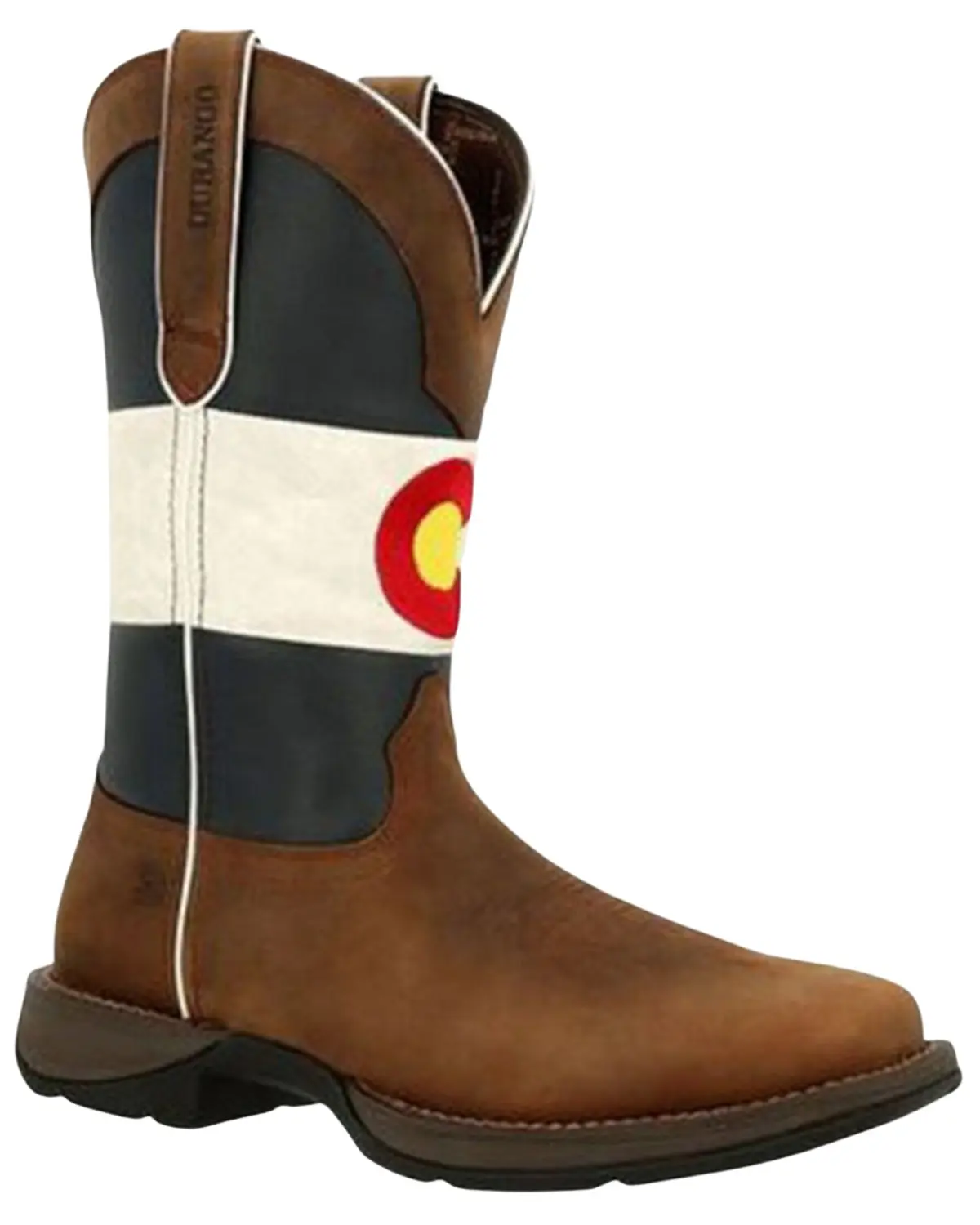 Durango Men's Men'S Colorado Flag Performance Western Boot Square Toe - Ddb0346