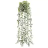 1-Piece Vintage Boho Style Hanging Potted Faux Eucalyptus Plant, Artificial Indoor Plant, Lifelike for Farmhouse, Office & Room Decor