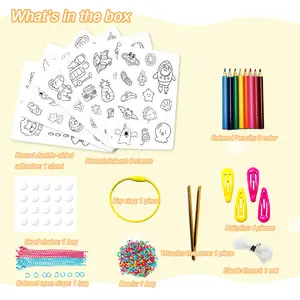 DLMdilemuDIY Shrinky Dinks Keychain Kit, Keychain Set, Includes 12 Sheets & 160 Keyring Accessories, Perfect for Handmade Crafts, Kids Art Activities, Party Favors, Keychain Attachment, Keychain Bag Pendant tiktokshopspringglowup Playroom Art Markers