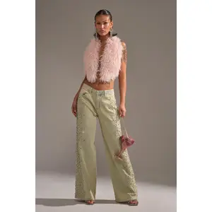 FEELING EXTREME RHINESTONE DENIM