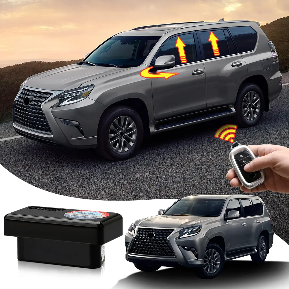 For Lexus GX460 2010-2023 OBD Auto Window Closer Module Plug Upgraded Accessories Window Mirror Fold Modification