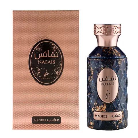 Khadlaj Nafais Magrib for Unisex Eau De Parfum Spray, 3.4 Ounce