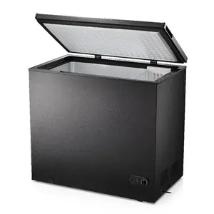 COWSAR 7 Cubic Feet Chest Freezer with Adjustable Temperature Controls, BLACK
