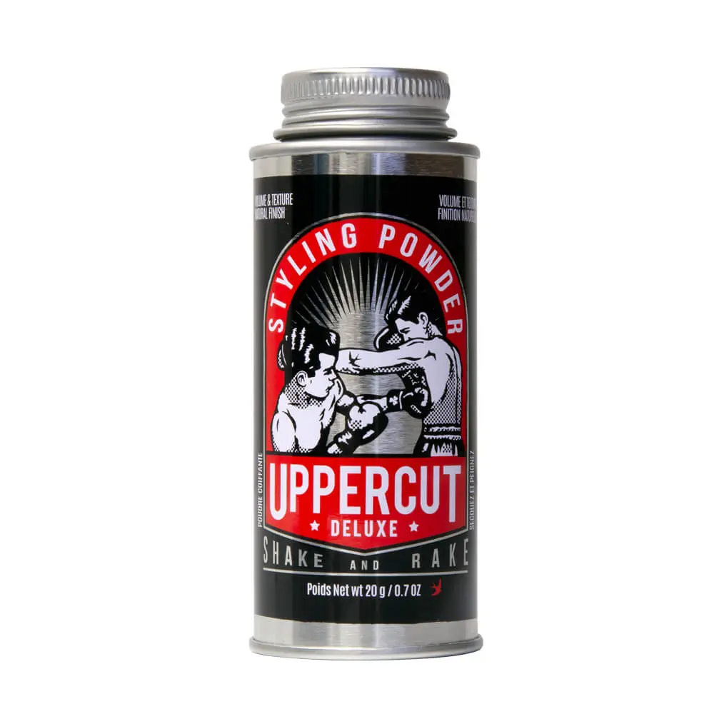 Uppercut Deluxe Volumizing Hair Texture Powder - Haircare Volumizing Powder for Men, Flexible Hold, Natural Matte Finish, Lightweight, Reworkable, 20 g / 0.7 oz, Glycerin