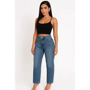 Medium Stone Wash Denim Jeans