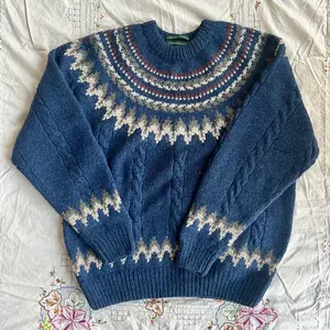 Deadstock Embassy Row Hand-Knit Wool Sweater
