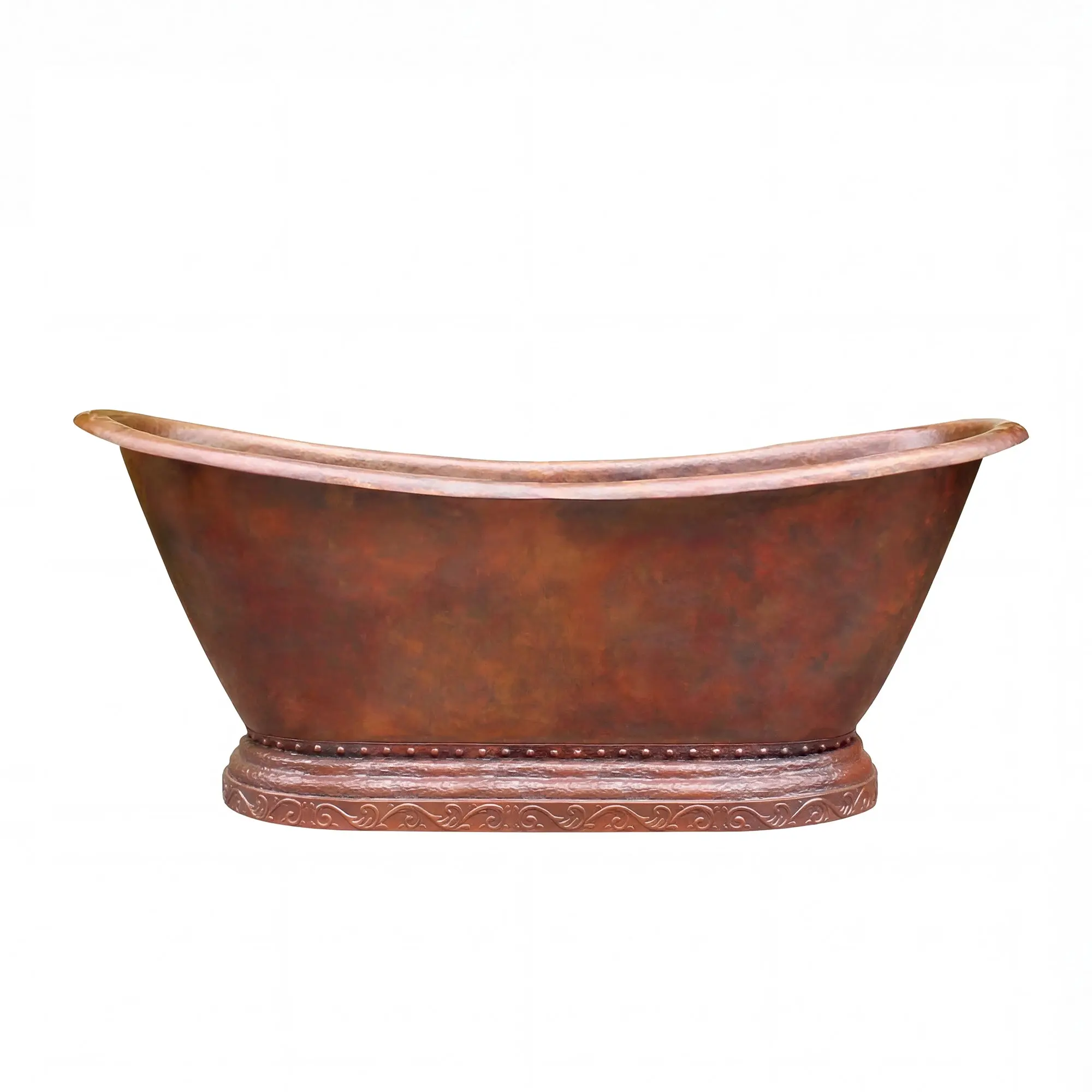 Akicon Handmade Copper Ceramic Luxury Bathtub