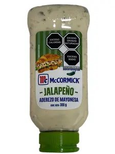 McCormick Jalapeño Aderezo de Mayonesa – Mexican Jalapeño Mayo Dressing – 10.58 oz (300 g)