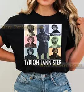 Game Of Thrones Tyrion Lannister 2 T-Shirt Black Retro Tee Vintage Shirt