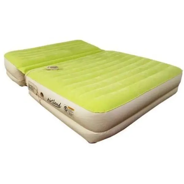 212 MAIN King Size Inflatable Bed - Moss Green, Adjustable Incline, Adjustable Firmness, PVC Fabric, Portable Airbed, Travel-Ready Camping & Hiking Sleeping Gear