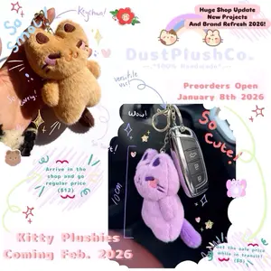 Plum and Tang Plush Keychains