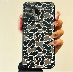 Phone Case - Durable Phone Cover Featuring a Camouflage Duck Hunting Pattern in a Single Color, Ideal for Anyone. This Is an Excellent Gift Choice for a Partner And Is Perfect for Those Who Enjoy The Outdoors.