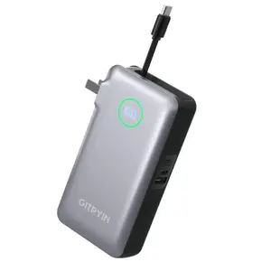Gitryin Portable Power Bank (10K) - Compact Portable Device for Daily Use with Powerful 10K Charging and Signal Display - Phone, Smartphone