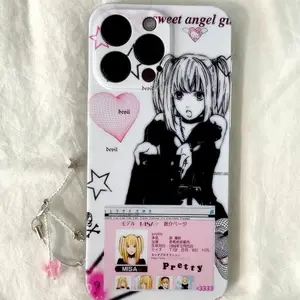Luxury Clmj Death Note Misa Phone Case For iPhone 17 16 15 14 13 12 11 Mini Pro Max X XR XSMax 7 8 Plus Transparent Soft Back Cover