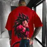 Urban Street Tee Tank Retro Unisex 80s 90s Dragon Ball DBZ Goku Oversized streetwear singlet muscle cotton outfits men short summer graphic t-shirts men's graphic tees Fits vacation outfits Anime tank tops men gifts