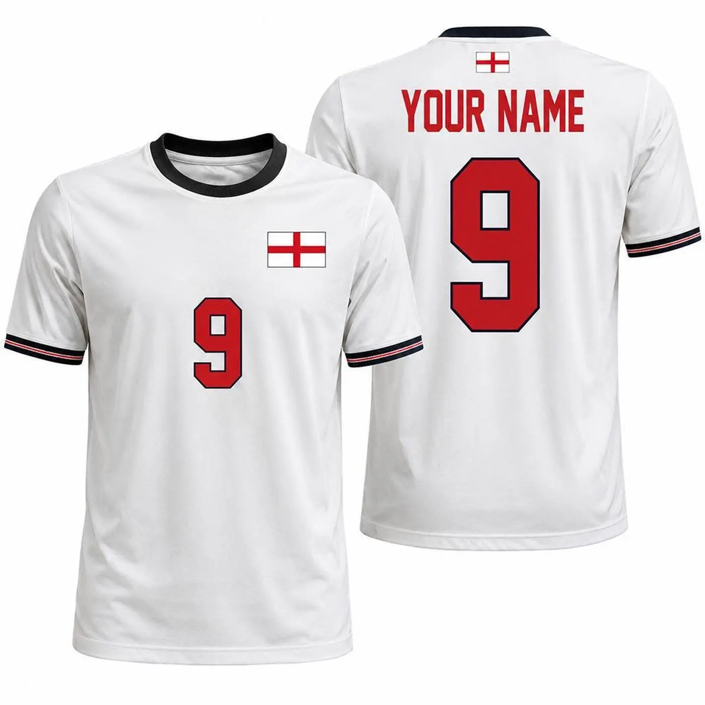 Custom England Soccer Jersey, Shirt Football England 2026 Home Jersey