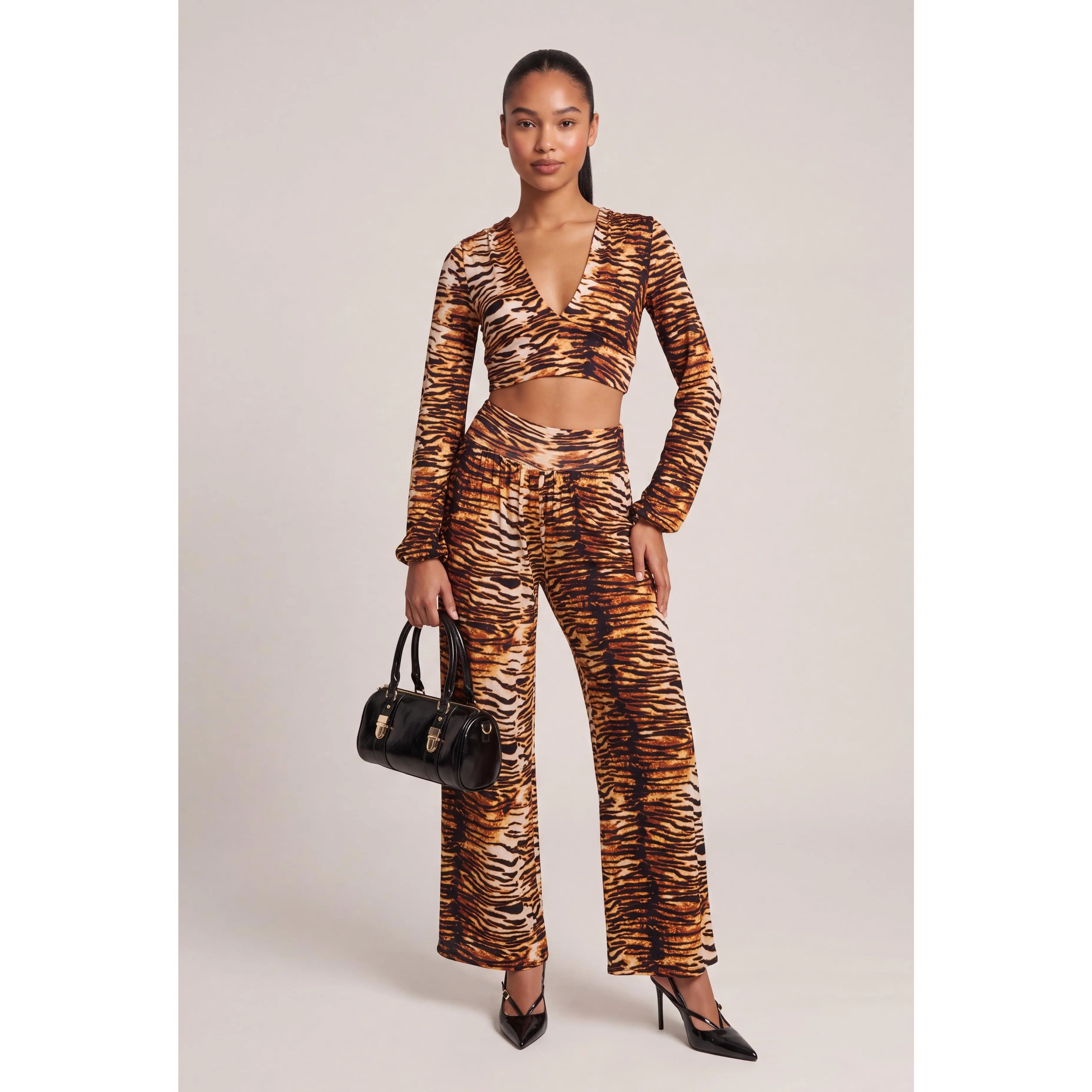 Tiger Print Pants