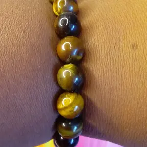Tiger eye handmade beaded bracelet
