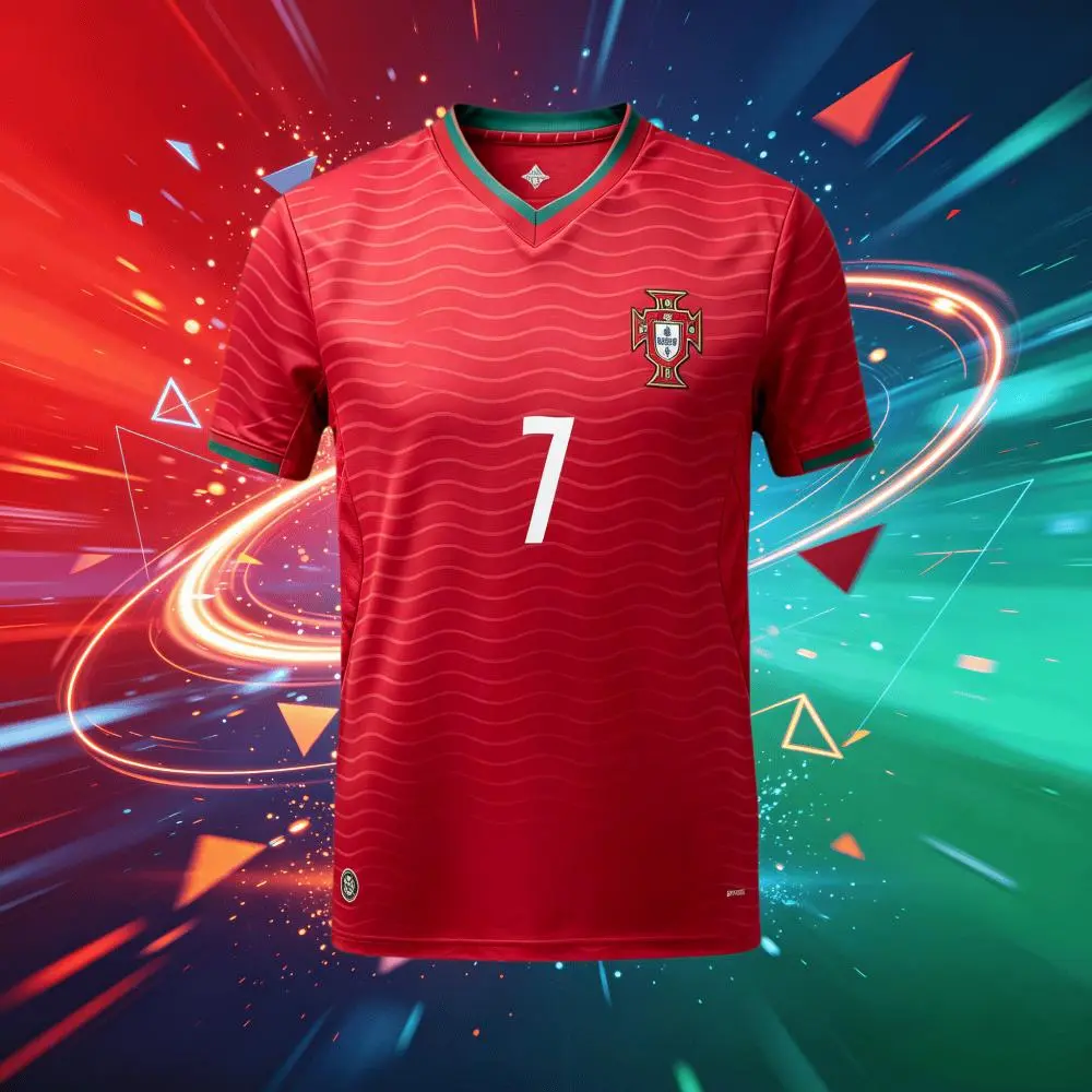 2026 Portugal 7# Cristiano Ronaldo Short And Long Sleeve Soccer Jersey Fans Version Breathable