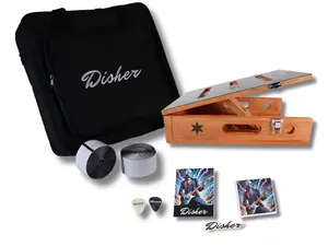 Disher Adjustable Guitar Pedalboard (Dive Bar/Small Size) 12'' x 15.5'' x 3.5''