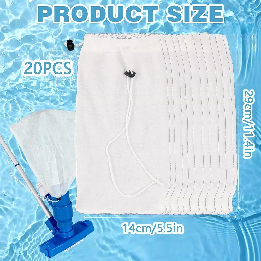 20-Multi-functional Pool Filter Socks