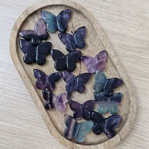 Fluorite Butterfly Carvings