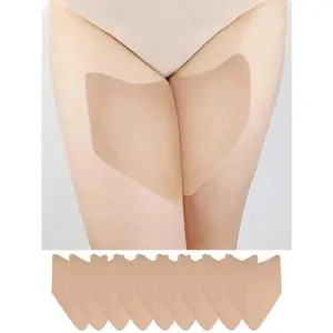 20Pcs Transparent Anti-Chafing Thigh Protection Pads, Invisible Friction Prevention Tape, Comfortable Skin-Friendly Protective Strips for Women Inner Thighs and Calve