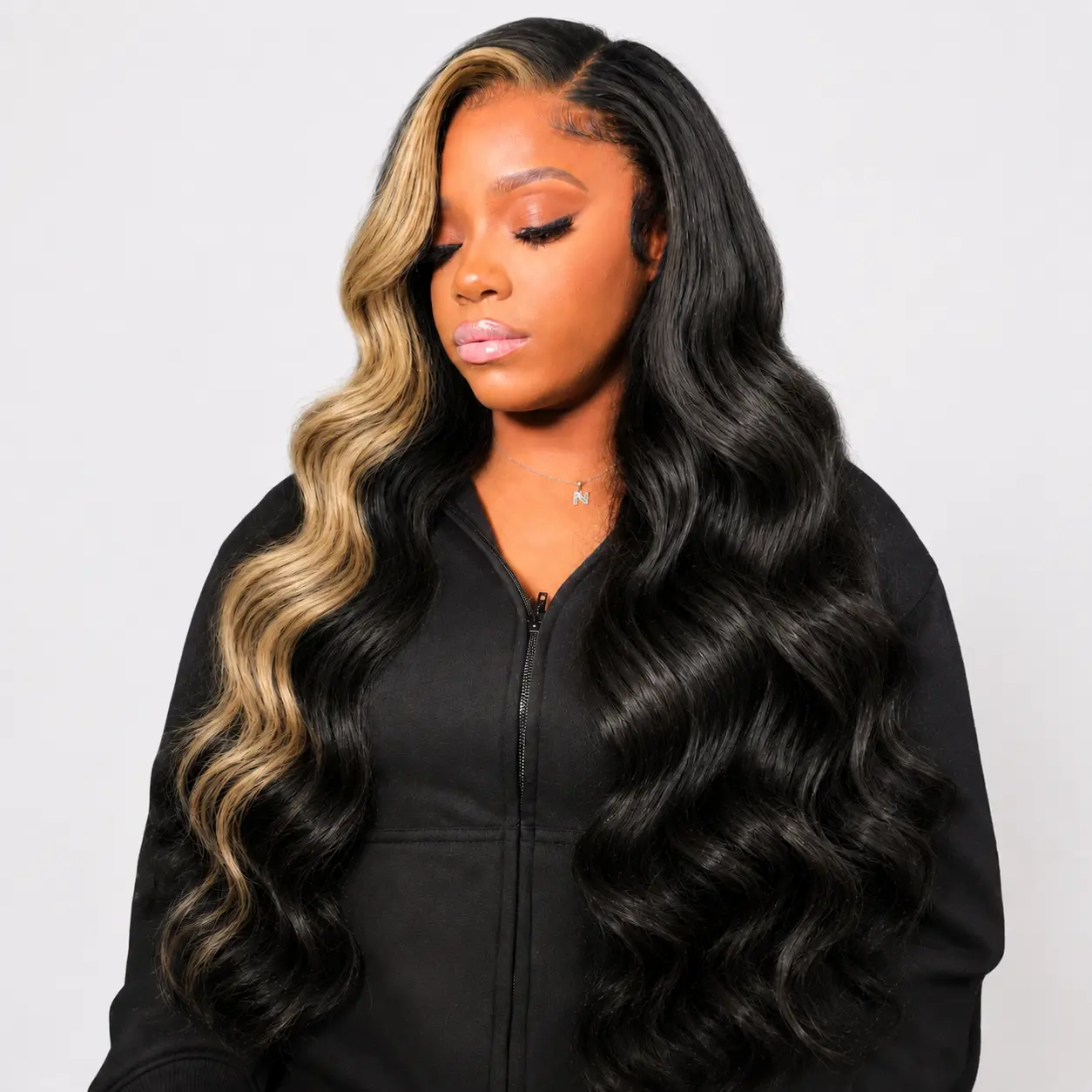 13x6 HD Lace Wear and Go Anti-slip  Anti-tangle Glueless Lace Frontal Wigs Detroit Wig Heat-resistant Fiber Pre Plucked Pre Cut Wear And Go 200 Density Body Wave Natural Hairline #28inch Beginner Friendly Synthetic Long , Lace Front Wigs, Lightweight