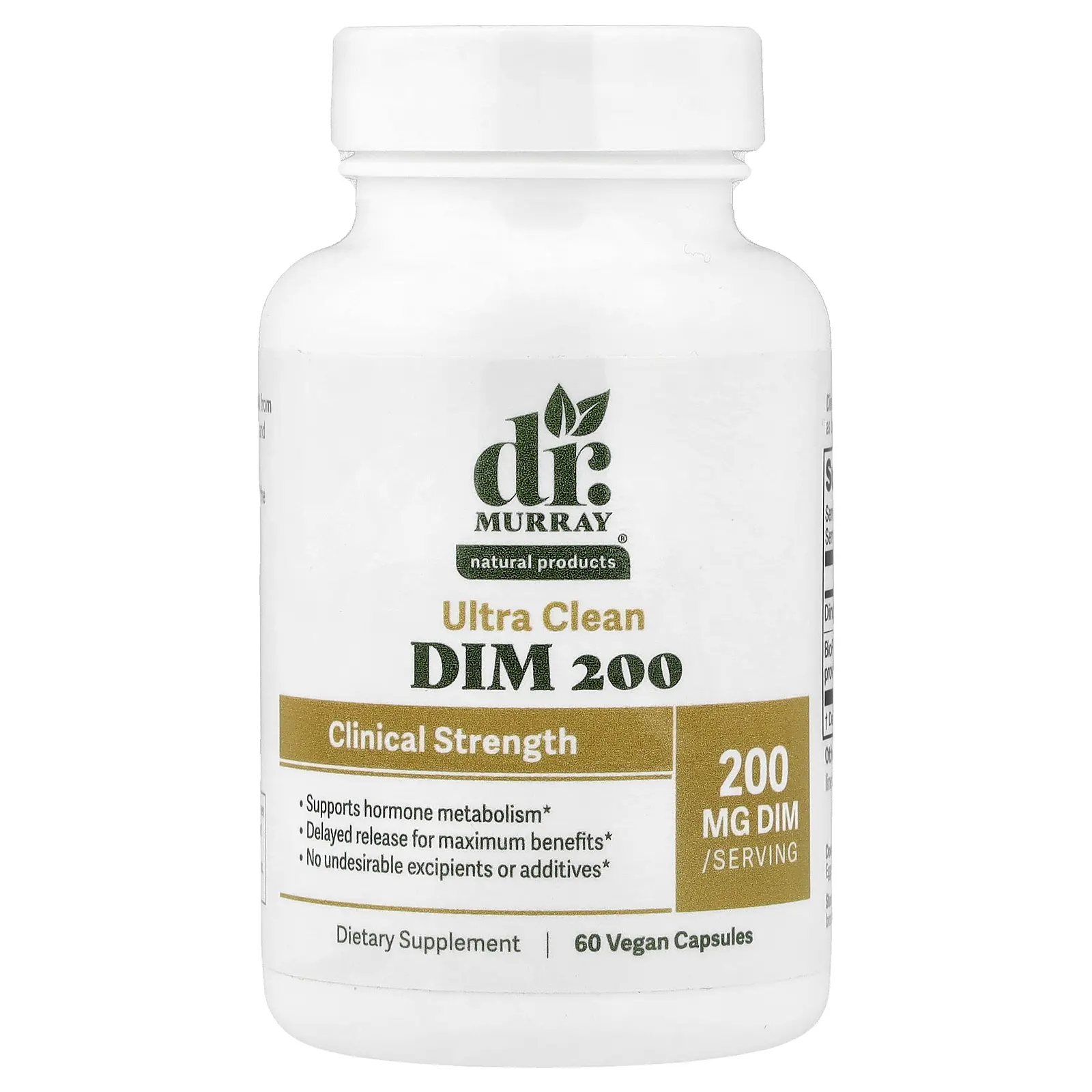 Dr. Murray's DIM 200, 60 Vegan Capsules