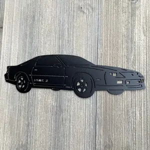 1990 IROC Camaro Metal Sign Cutout - '90 IROC Powder Coated Metal Sign - Retro Design for Car Enthusiasts