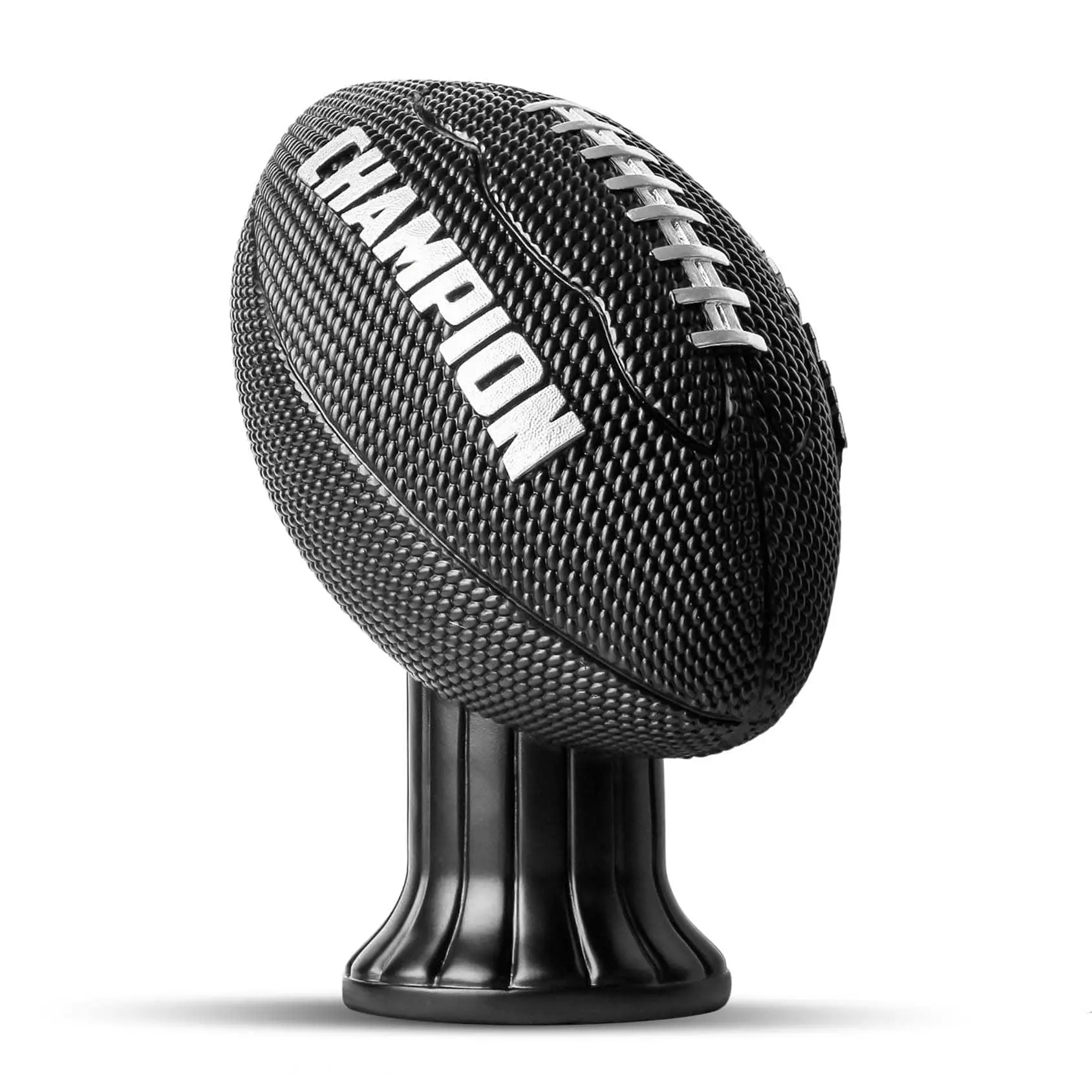 Champion Fantasy Football Trophy Topper - Exclusively Designed 6" x 8" x 10" Black Trophysmack Sports Collectible Trophy Accessory