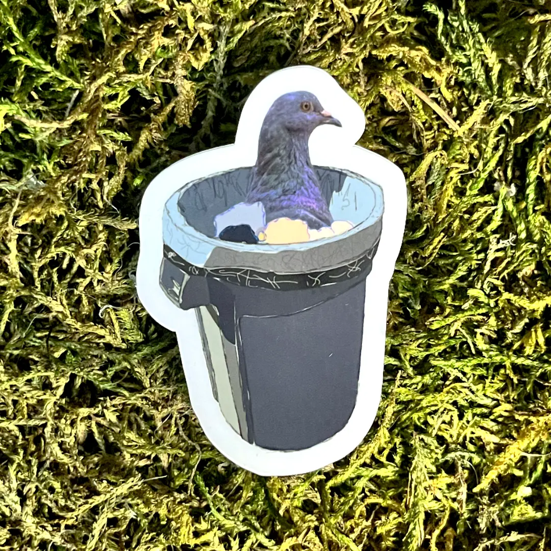 Trash Pigeon: Sticker