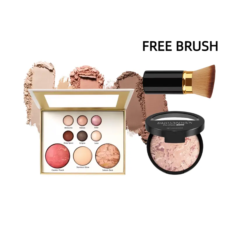 All in One Makeup Palette – Eyeshadow, Blush & Bronzer Face Kit, Full Face Makeup Gift Set for Women, Neutral Pigmented Colors Glow Up Kit