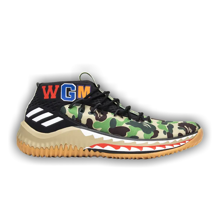 adidas Dame 4 A Bathing Ape Camo