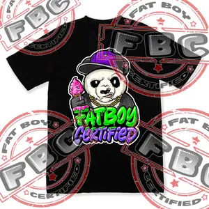 Certified Fatboy Panda Casual Tee Menswear Top