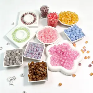 【KUKU SHOP】UV Colorful Cat's Eye Beads 10mm