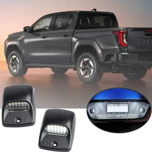 🚗✨2Pcs LED License Plate Lights Fits Toyota Tacoma 2005-2015/Tundra 2000-2013 ✅ 6000K White 13.5V 3W Clear Lens PC/ABS Plug & Play Non-Polarity Led Car Lights
