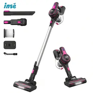 INSE N520 Cordless Vacuum Cleaner, 6 In 1 Rechargeable Powerful Lightweight Stick Vacuum With 2200 MAh Battery