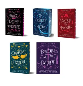 Hell Bent (5 book Series) A Spicy Demon Romance Novel by Aurora Ascher : My Funny Demon Valentine - My Demon Hunter - Demon with Benefits -   Guardian Demon -  Beauty and the Demon (Deluxe Limited Edition Paperback)