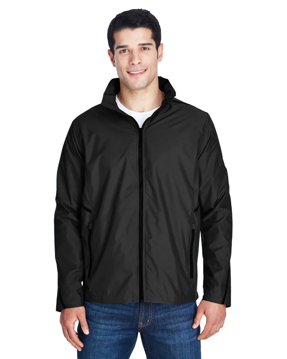 Team 365 Adult Conquest Jacket with Mesh Lining Menswear Shell