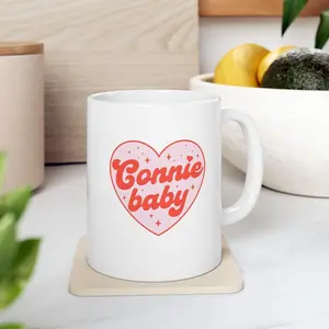 Ceramic Mug, Connie Baby Team Conrad The Summer I Turned Pretty, Coffee Cup, Tea Mug, Gift for Book Lovers, Literary Quote Mug, 11oz 15oz