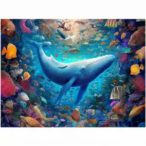 1000 Piece Ocean Guardian Jigsaw Puzzle for Adults, Challenging Family Puzzle with Colorful Art Print, Great Gift Idea