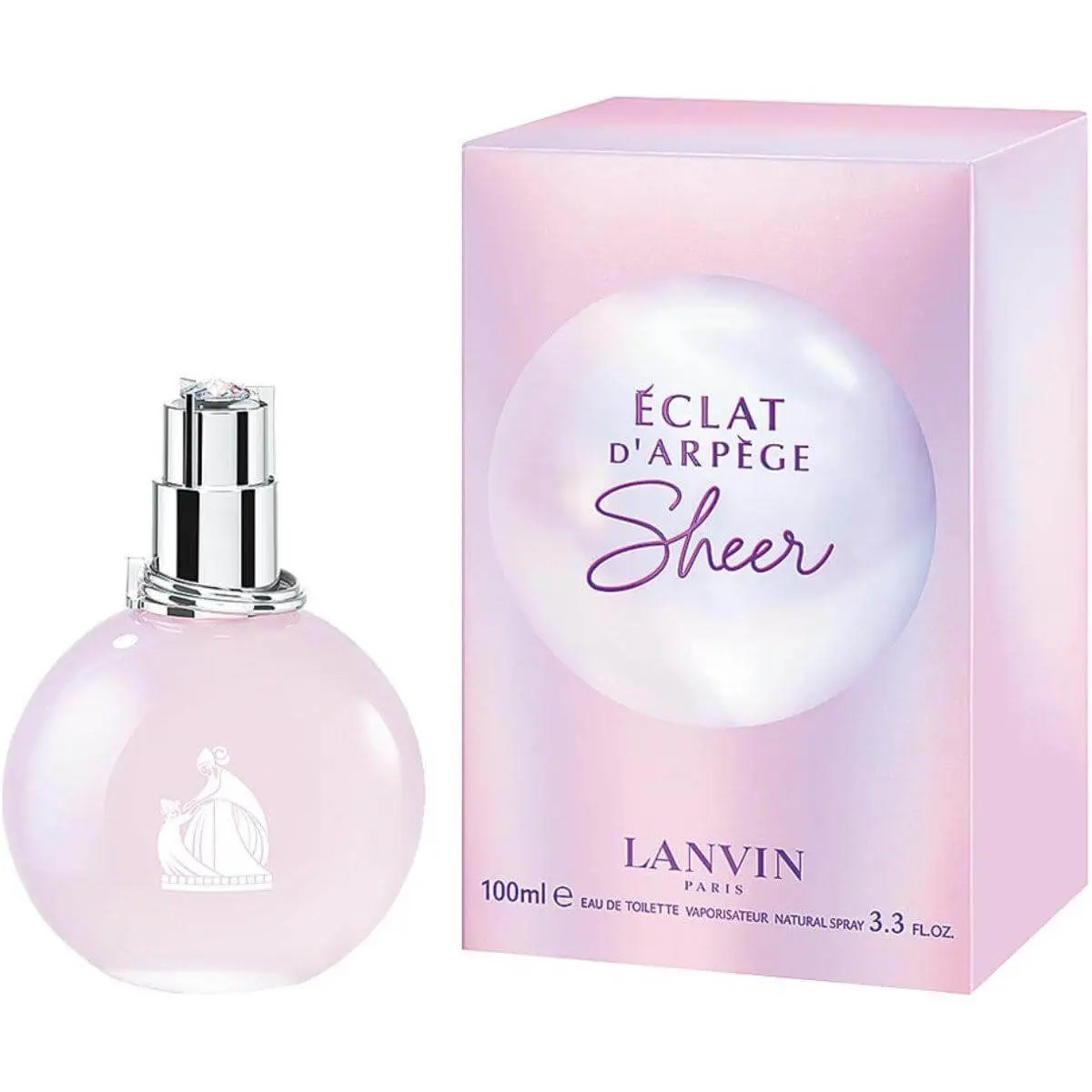 Women's Lanvin Eclat d'Arpege Sheer Chic Eau de Toilette - 3.3 fl oz/3.4 fl oz Full-Size, New In Box, Aromatic Floral-Woody Intriguing Fragrance, Daily Wear, Lotus Leaf Note, EDP Option, Aromatic Floral Fragrance