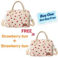 Strawberry Print Bag+Strawberry Print Bag