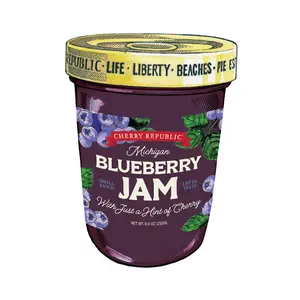 Michigan Blueberry Jam with a Hint of Cherry