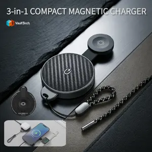 Magnetic Charger MagSafe 15W Compatible with iPhone 17/16/15/14/13/12 – Fast Charging, Compact Design and Efficient Operation
