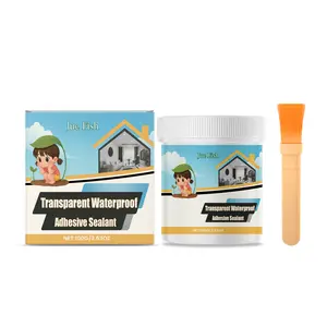 Household Transparent Gap Filler Glue Jue-Fish Waterproof Sealant Soft Tough Long Lasting Leak Prevention Easy Application Home Renovation Supplies