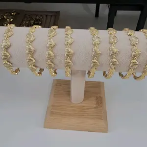 AA. 14K Goldplated Bracelets - Elegant Design, Gold plated