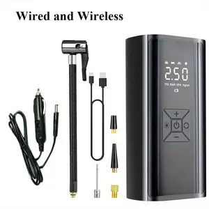 Digital Display Portable Tire Inflator USB Rechargeable Air Compressor for Automotive Travel Use